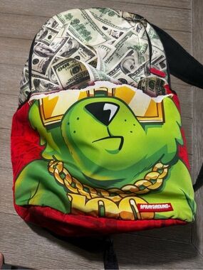 Sprayground Money Bear Backpack | Authentic | Great Condition | Rare